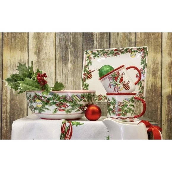 Holiday Coffee/Tea Mug, Boston International 1 Count, 12 Ounces, Christmas Bells - Picture 2 of 4